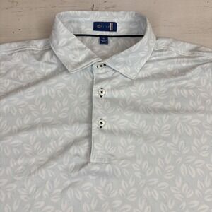 Stitch Polo Shirt Mens XL Floral